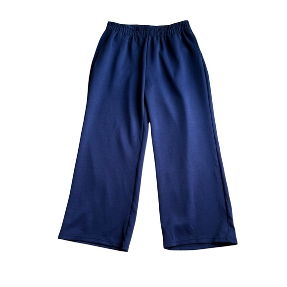 Dear Scarlett Wide Leg Pants - Navy Blue - Picture 1 of 6